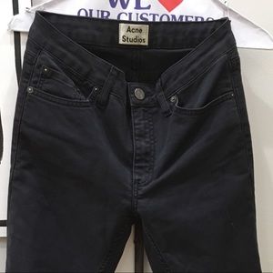 Acne Studios Flex Ups Black Jeans Size 25